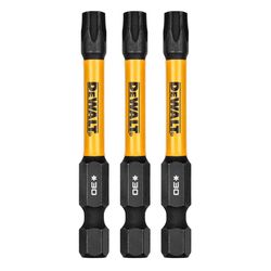 DeWalt FlexTorq Torx T30 X 2.25 in. L Drill and Driver Bit Set Steel 3 pc
