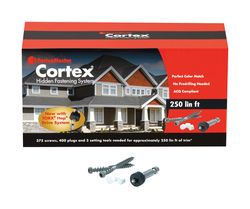 FastenMaster Cortex No. 20 X 2 in. L Torx Ttap Star Head Deck Screws and Plugs Kit 1 pk