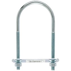 Hampton 0.31 in. X 2-1/2 in. W X 5-1/4 in. L Coarse Zinc-Plated Steel U-Bolt