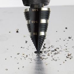 Klein Tools M2 Steel Step Drill Bit Hex Shank 1 pc