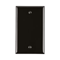 Leviton Black 1 gang Nylon Blank Wall Plate 1 pk