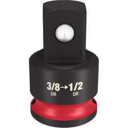 Milwaukee Shockwave 1.41 in. L X 3/8 to 1/2 in. drive SAE Socket Adapter 1 pc