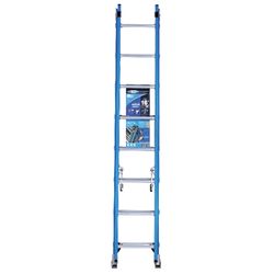 Werner 16 ft. H Fiberglass Extension Ladder Type I 250 lb. cap.