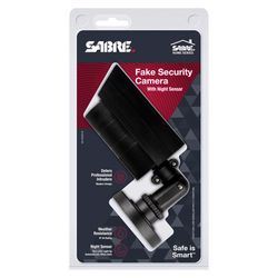 Sabre Black Plastic Fake Security Camera