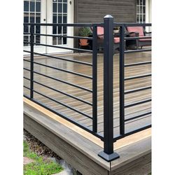 Fortress Railing Products Fe26 Axis Horizontal Stair Panel 40 in. H X 1 in. W X 96 in. L Steel Stair