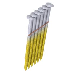 Grip-Rite 2-3/8 in. L X 11-1/2 Ga. Angled Strip Hot-Dip Galvanized Framing Nails 28 deg 2500 pk