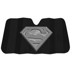 Plasticolor Superman 57 in. L X 5.75 in. W Black Foldable Sun Shade