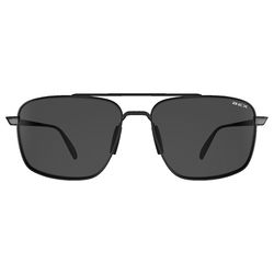 BEX Sunglasses Sunglasses Unisex Matte Black Frame Gray Lens Polarized