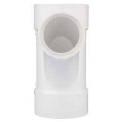 Charlotte Pipe Schedule 40 6 in. Hub X 6 in. D Hub PVC Wye and Bend 1 pk