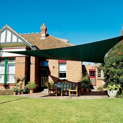 Coolaroo Polyethylene Square Shade Sail Canopy 12 ft. W X 12 ft. L