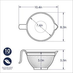 Nordic Ware 2.5 qt Plastic White Batter Bowl 1 pc