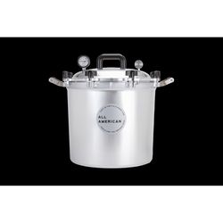 All American 1930 Cast Aluminum Pressure Canner 41.5 qt Silver