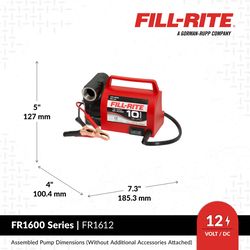 Fill-Rite Cast Iron Portable Fuel Pump 10 gpm
