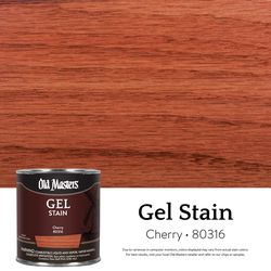 Old Masters Semi-Transparent Cherry Oil-Based Alkyd Gel Stain 1/2 pt