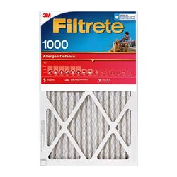 Filtrete 16 in. W X 25 in. H X 1 in. 1000 MPR Pleated Allergen Air Filter 1 pk