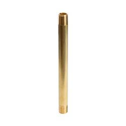 ATC 1/4 in. MPT X 1/4 in. D MPT Yellow Brass Nipple 6 in. L