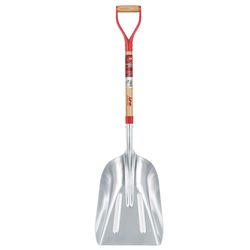 Ace 45 in. Aluminum Scoop General Purpose Shovel Wood Handle