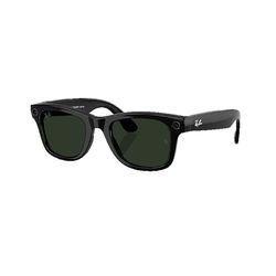 Ray-Ban META WAYFARER - GEN 2 Smart Sunglasses Unisex Shiny Black Frame Graphite Green Transition Le