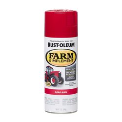 Rust-Oleum Specialty Indoor and Outdoor Gloss Ford Red Oil-Based Alkyd Resin Farm & Implement 12 oz