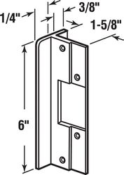 Prime-Line 8.438 in. H X 6 in. L Silver Extruded Aluminum Door Lock Guards