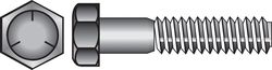 HILLMAN 1/4 in. D X 1-1/2 in. L Heat Treated Zinc Steel Hex Head Cap Screw 100 pk