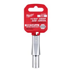 Milwaukee 11/32 in. X 3/8 in. drive SAE 6 Point Deep Socket 1 pc