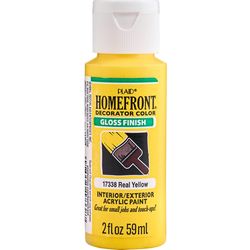 Homefront Gloss Real Yellow Hobby Paint 2 oz