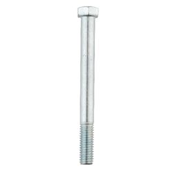 HILLMAN 7/16 in. D X 4-1/2 in. L Zinc Plated Steel Hex Bolt 25 pk
