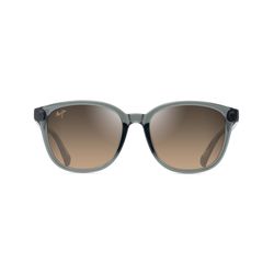 Maui Jim Kuikahi Asian Fit Sunglasses Men's Shiny Dark Havana w/Trans Yellow Frame HCL Bronze Lens P