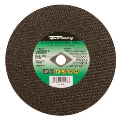 Forney 7 in. D X 5/8 in. X 1/8 in. thick Silicon Carbide Masonry Cutting Wheel 1 pc