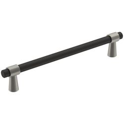 Amerock Mergence Contemporary Bar Cabinet Pull 6-5/16 in. Matte Black Black 1 pk
