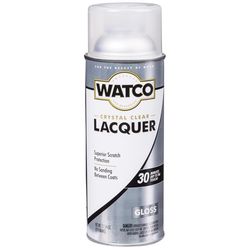 WATCO Gloss Clear Oil-Based Alkyd Wood Finish Lacquer Spray 11.25 oz