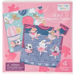 Stephen Joseph Magnetic Puzzle Book Multicolored 40 pc