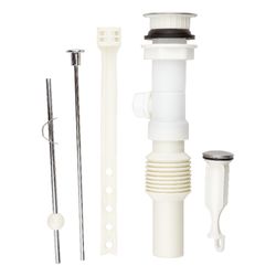 Ace 1-1/4 in. Polished Chrome Plastic Pop-Up Drain Assembly