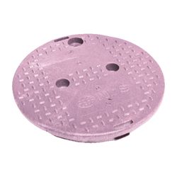 NDS 12-13/16 in. W X 10 in. D X 10-7/16 in. H Round Valve Box Cover Purple