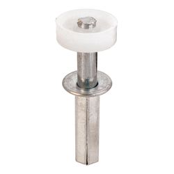 Prime-Line 7/8 in. D X 2-1/2 in. L Mill Silver Nylon Guide Wheel 2 pc