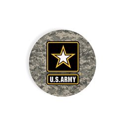 P Graham Dunn Multicolored US Army Car Coaster 1 pk