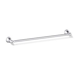 Kohler Facile Polished Chrome Silver Towel Bar 24 in. L Metal