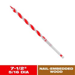 Diablo Dura-Tip 5/16 in. D X 7.5 in. L Auger Bit High Speed Steel 1 pc