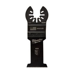 Milwaukee Universal Fit Open-Lok 1-3/8 in. L X 1-3/8 in. W High Carbon Steel Multi-Tool Oscillating