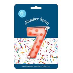 R&M International Corp 3 in. L Number Seven Cookie Cutter Silver 1 pc