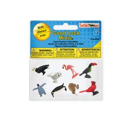 Safari Ltd. Good Luck Minis Birds Fun Pack Toy 8 pc