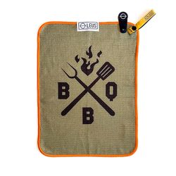 LEUS Fabric BBQ Towel 9 in. L X 9 in. W 1 pk