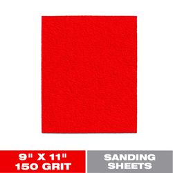 Diablo 11 in. L X 9 in. W Aluminum Oxide 150 Grit Fine Sanding Sheet