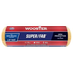 Wooster Super/Fab Knit 9 in. W X 1/2 in. Regular Paint Roller Cover 1 pk