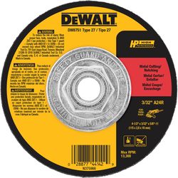 DeWalt 4-1/2 in. D X 5/8 in. X 3/32 in. thick Aluminum Oxide Metal Cut-Off Wheel 1 pc