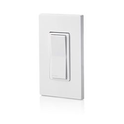 Leviton Decora 15 amps WiFi Smart Smart-Enabled Switch White 1 pk