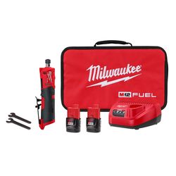 Milwaukee M12 FUEL Brushless Cordless 1/4 in. Die Grinder Kit (Battery & Charger)