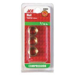 Ace 5/16 in. Compression Brass Nut