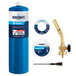 Bernzomatic Torch Kit 5 pc Propane
